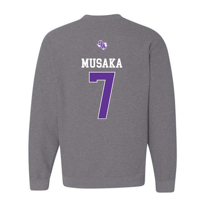 SFA - NCAA Men's Basketball : Tichyque Musaka - Crewneck Sweatshirt-1