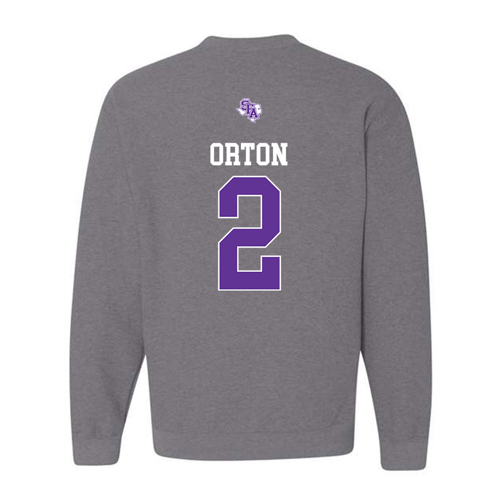 SFA - NCAA Women's Volleyball : izzy orton - Crewneck Sweatshirt-1