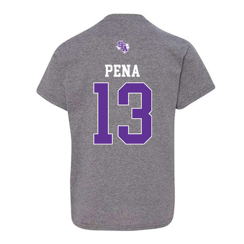 SFA - NCAA Baseball : Ethan Pena - Youth T-Shirt-1