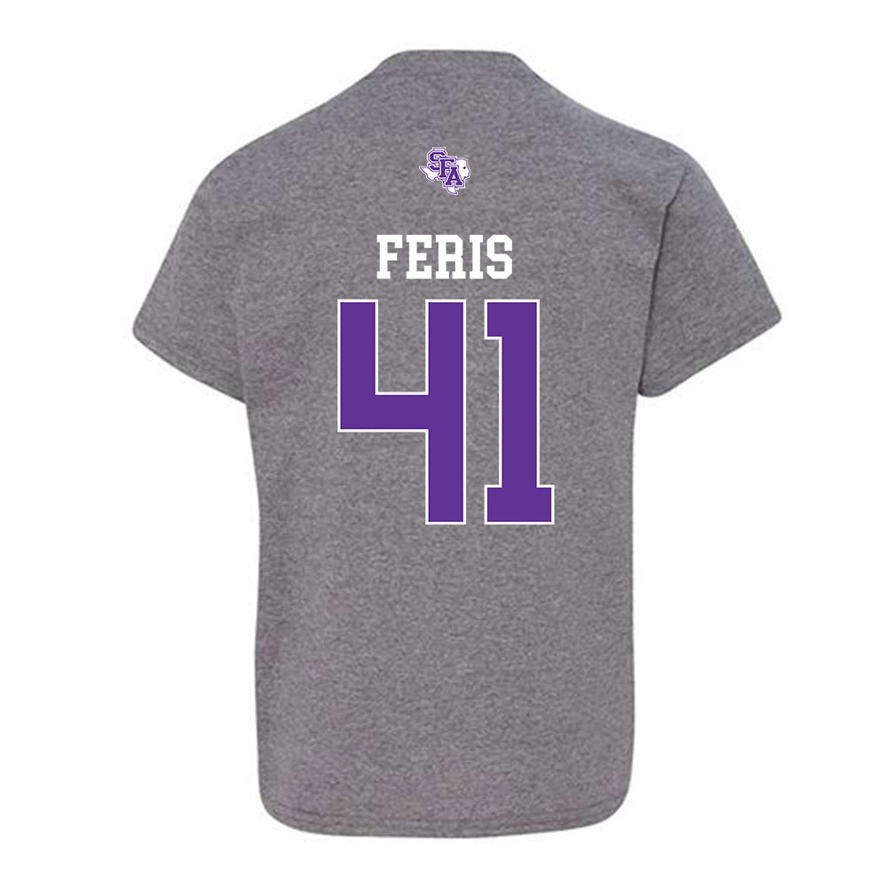 SFA - NCAA Baseball : Charlie Feris - Youth T-Shirt-1