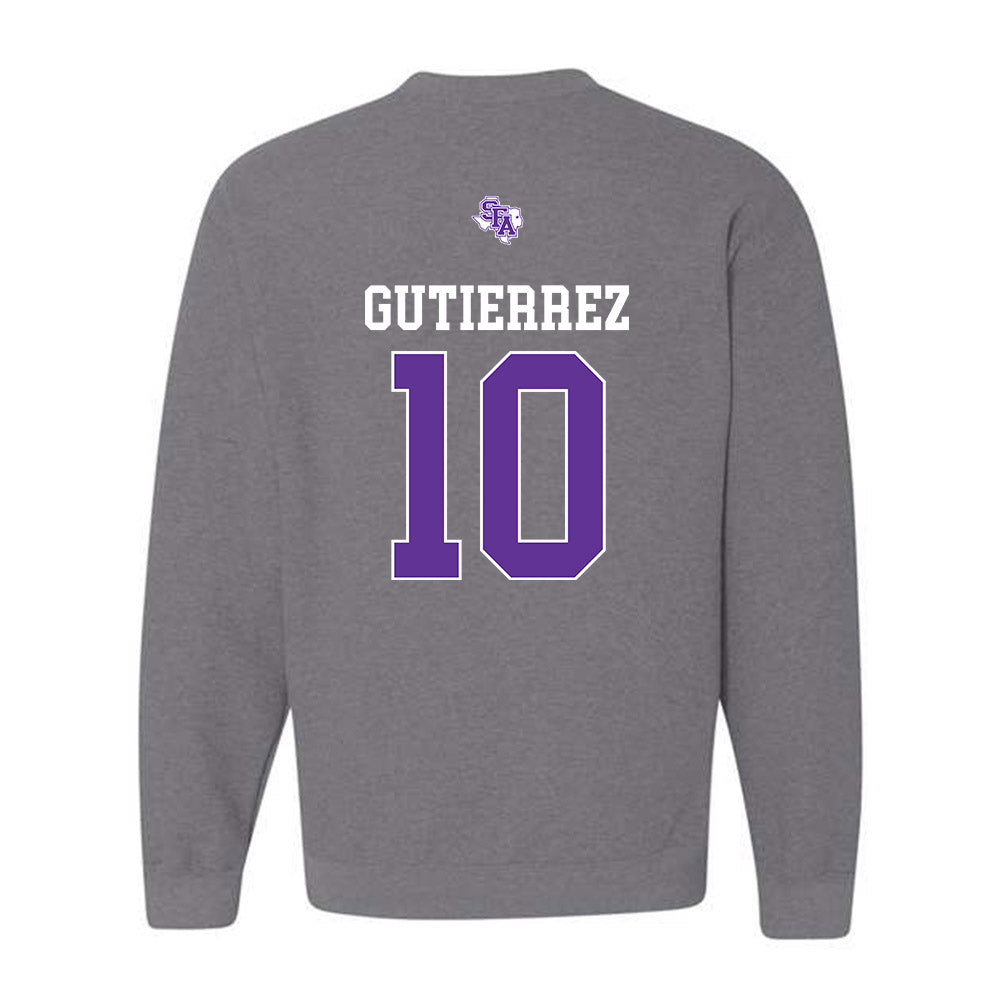 SFA - NCAA Men's Basketball : Yohan Gutierrez - Crewneck Sweatshirt-1