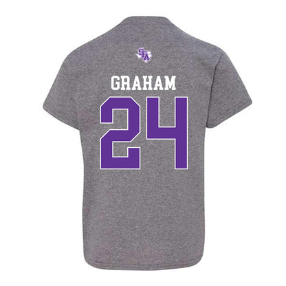 SFA - NCAA Women's Bowling : Kristyn Graham - Youth T-Shirt-1