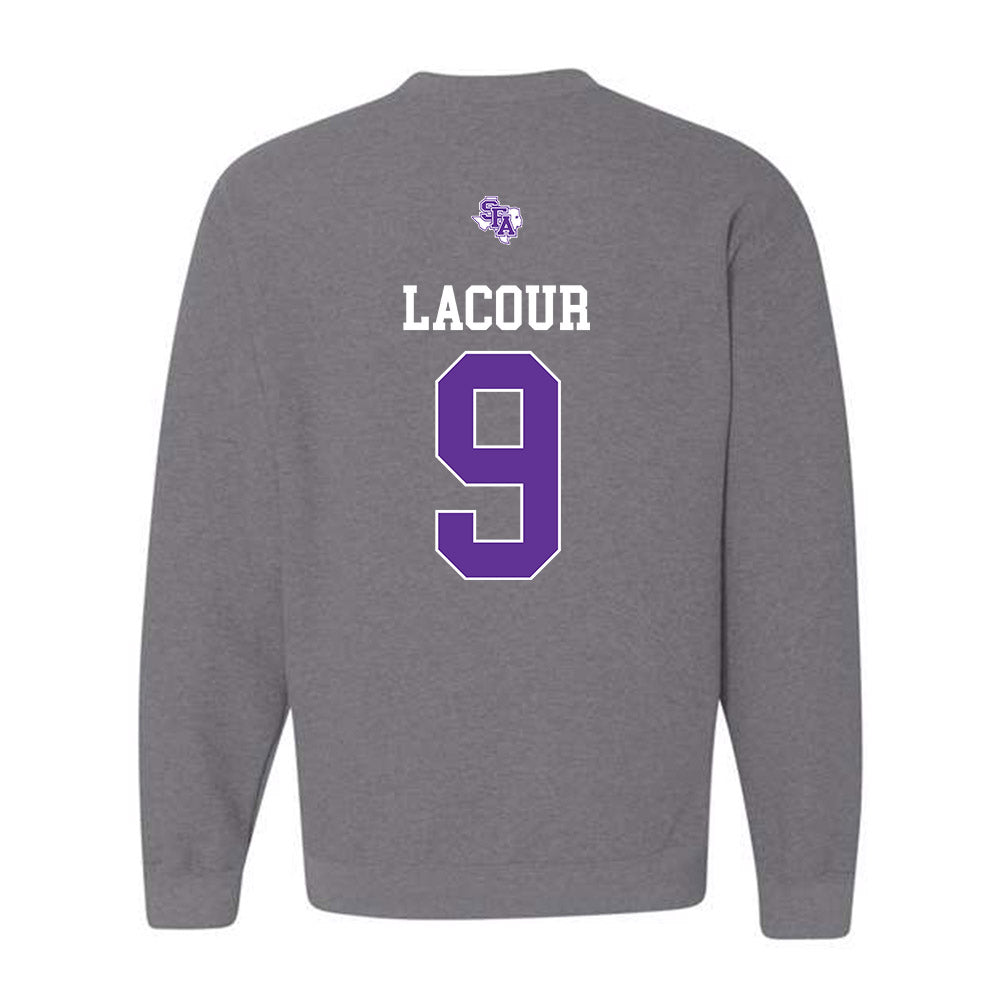 SFA - NCAA Softball : Aubrey LaCour - Crewneck Sweatshirt-1