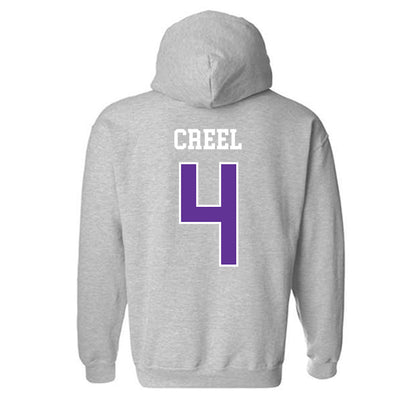 SFA - NCAA Baseball : Jhett Creel - Hooded Sweatshirt-1
