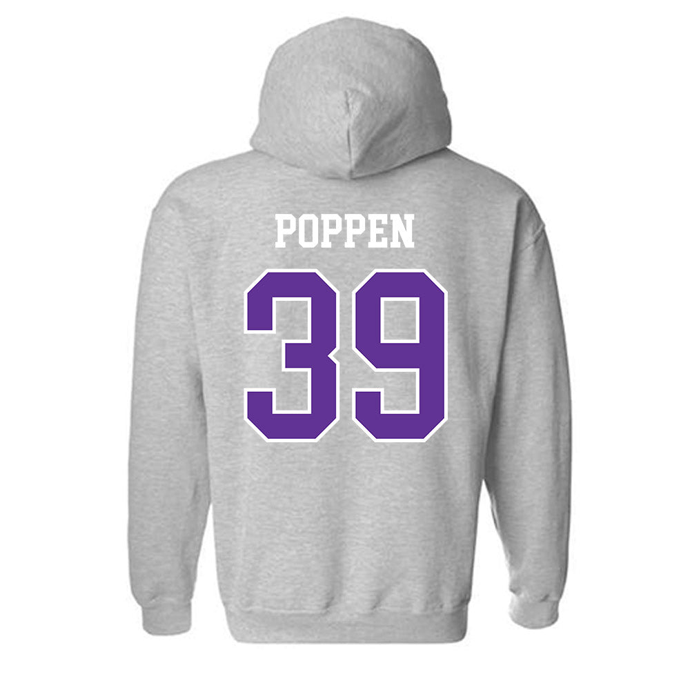 SFA - NCAA Baseball : Mason Poppen - Hooded Sweatshirt-1