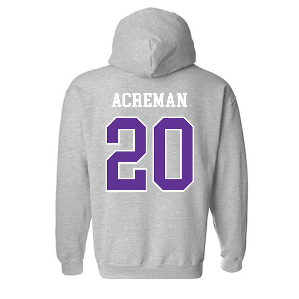 SFA - NCAA Baseball : Trey Acreman - Hooded Sweatshirt-1