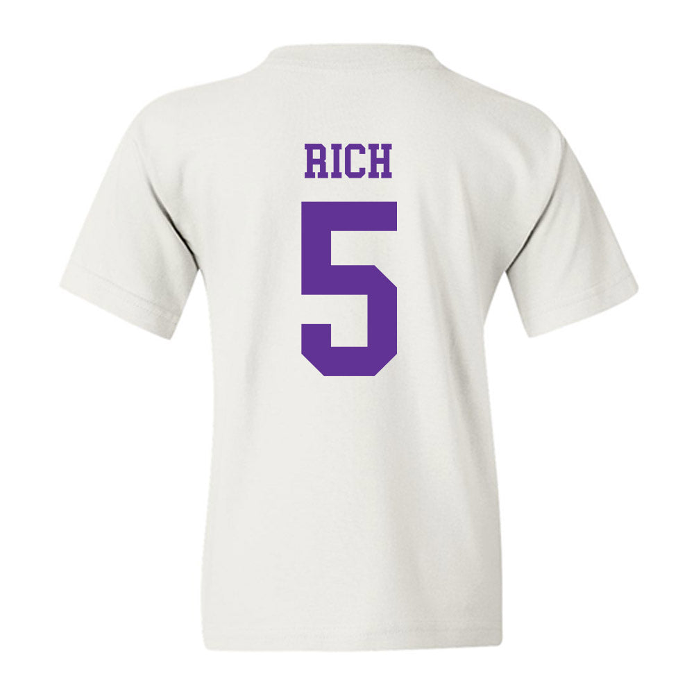 SFA - NCAA Beach Volleyball : Reese Rich - Youth T-Shirt-1