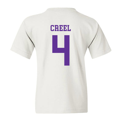 SFA - NCAA Baseball : Jhett Creel - Youth T-Shirt-1