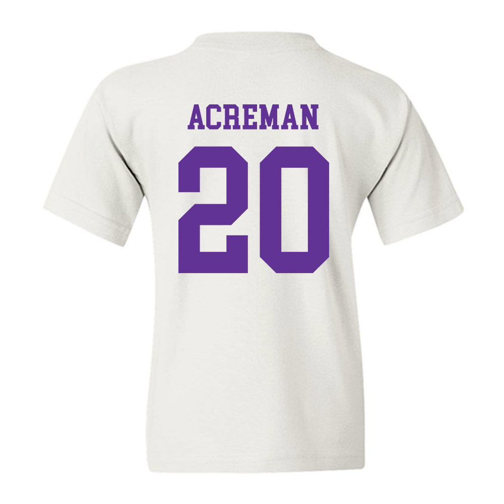 SFA - NCAA Baseball : Trey Acreman - Youth T-Shirt-1
