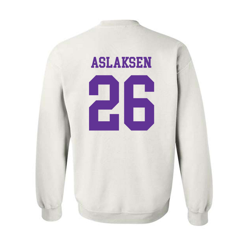 SFA - NCAA Baseball : Evan Aslaksen - Crewneck Sweatshirt-1