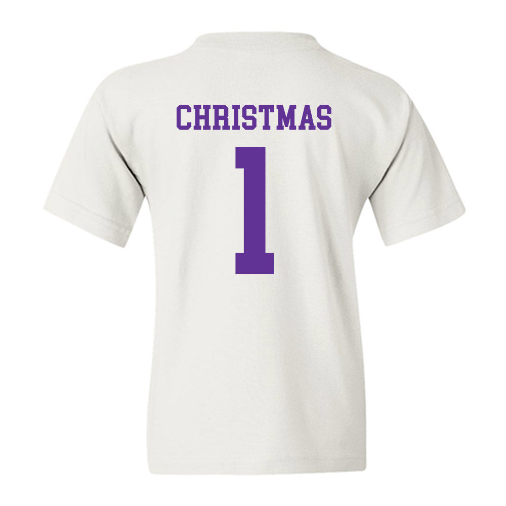 SFA - NCAA Men's Basketball : Chrishawn Christmas - Youth T-Shirt-1
