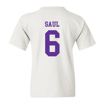 SFA - NCAA Women's Volleyball : Cambry Saul - Youth T-Shirt-1