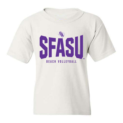 SFA - NCAA Beach Volleyball : Katie Hansen - Youth T-Shirt-0