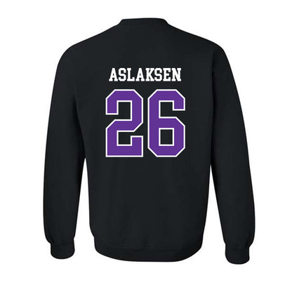 SFA - NCAA Baseball : Evan Aslaksen - Crewneck Sweatshirt-1