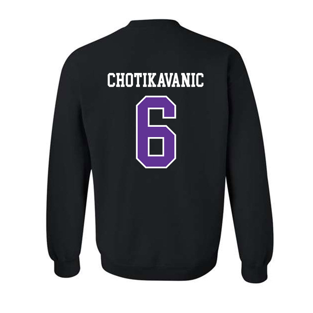 SFA - NCAA Men's Basketball : Narit Chotikavanic - Crewneck Sweatshirt-1