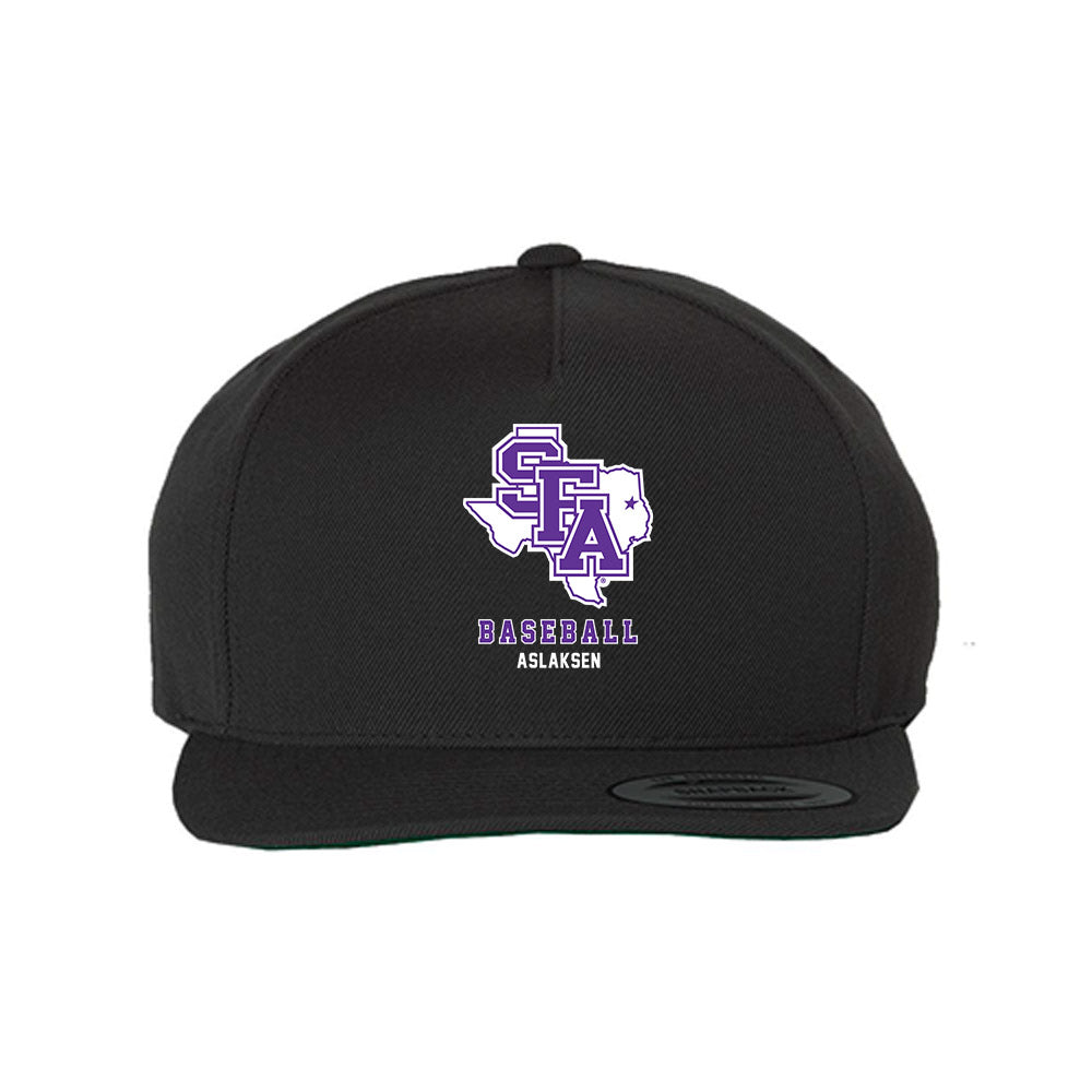 SFA - NCAA Baseball : Evan Aslaksen - Snapback Hat-0