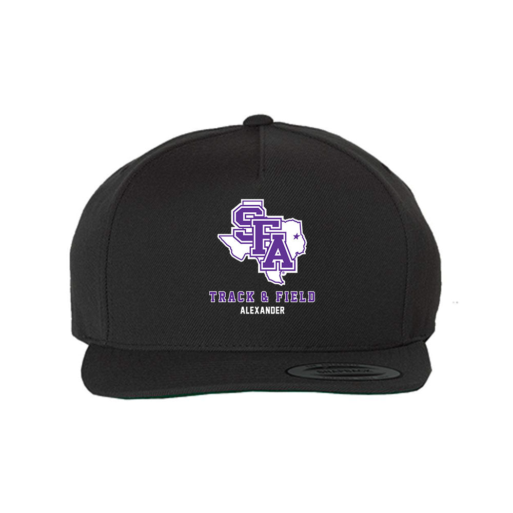 SFA - NCAA Women's Track & Field : Naomi Alexander - Snapback Hat-0