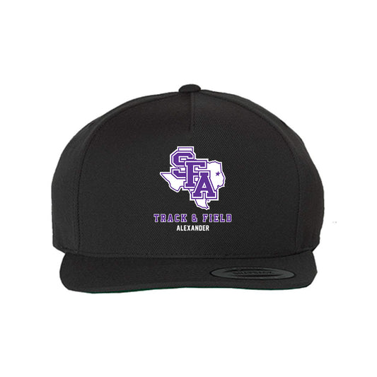 SFA - NCAA Women's Track & Field : Naomi Alexander - Snapback Hat-0
