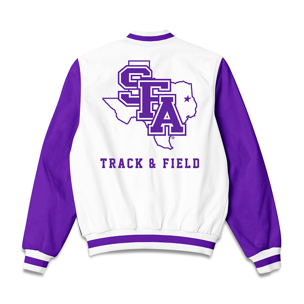 SFA - NCAA Men's Track & Field : James Williams - Bomber Jacket-1
