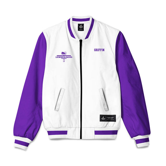 SFA - NCAA Women's Track & Field : Aubrey Griffin - Bomber Jacket-0