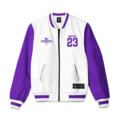 SFA - NCAA Baseball : Reid Bowyer - Bomber Jacket-0
