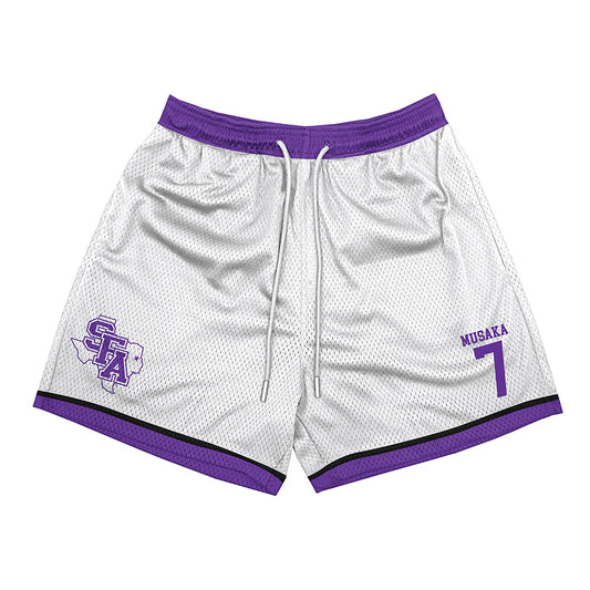 SFA - NCAA Men's Basketball : Tichyque Musaka - Shorts-0