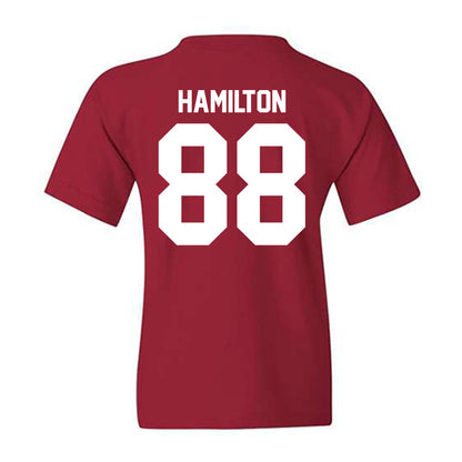 Ball State - NCAA Football : Donovan Hamilton - Youth T-Shirt-1