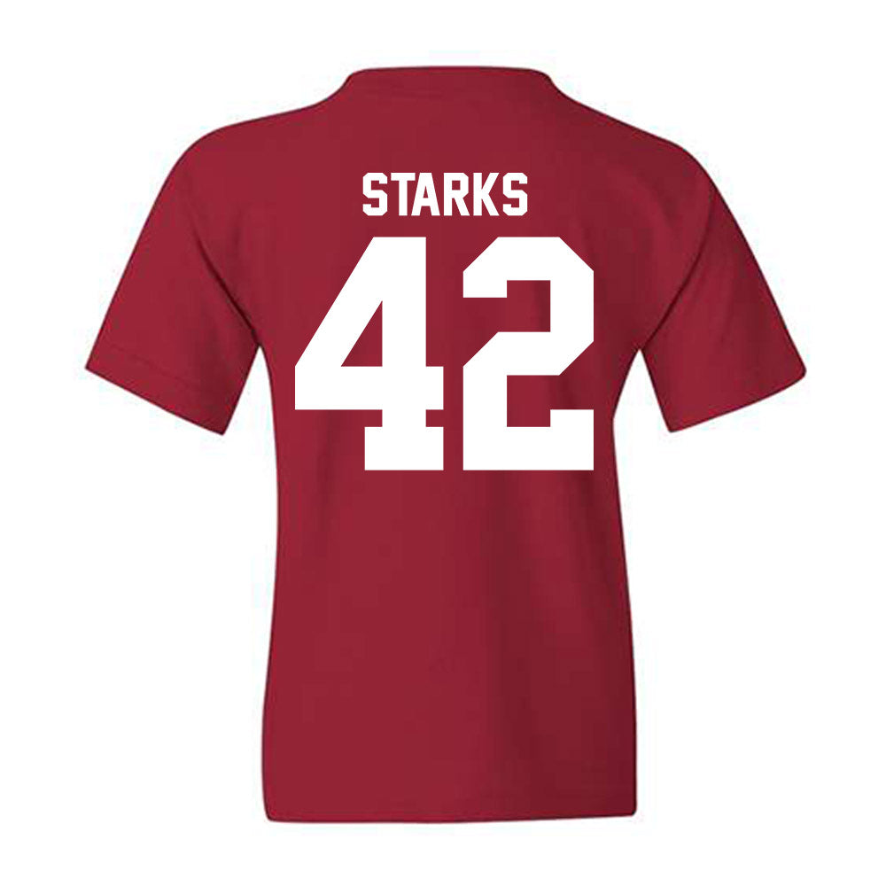 Ball State - NCAA Football : Layton Starks - Youth T-Shirt-1