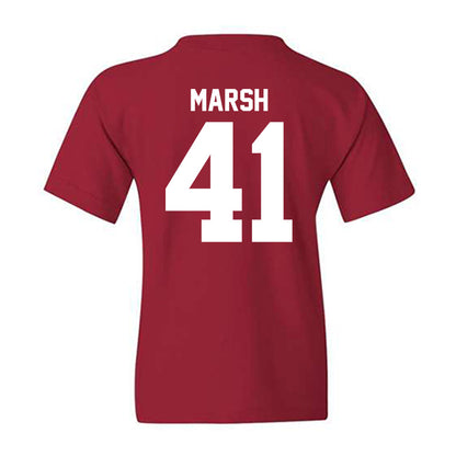 Ball State - NCAA Football : Ben Marsh - Youth T-Shirt-1