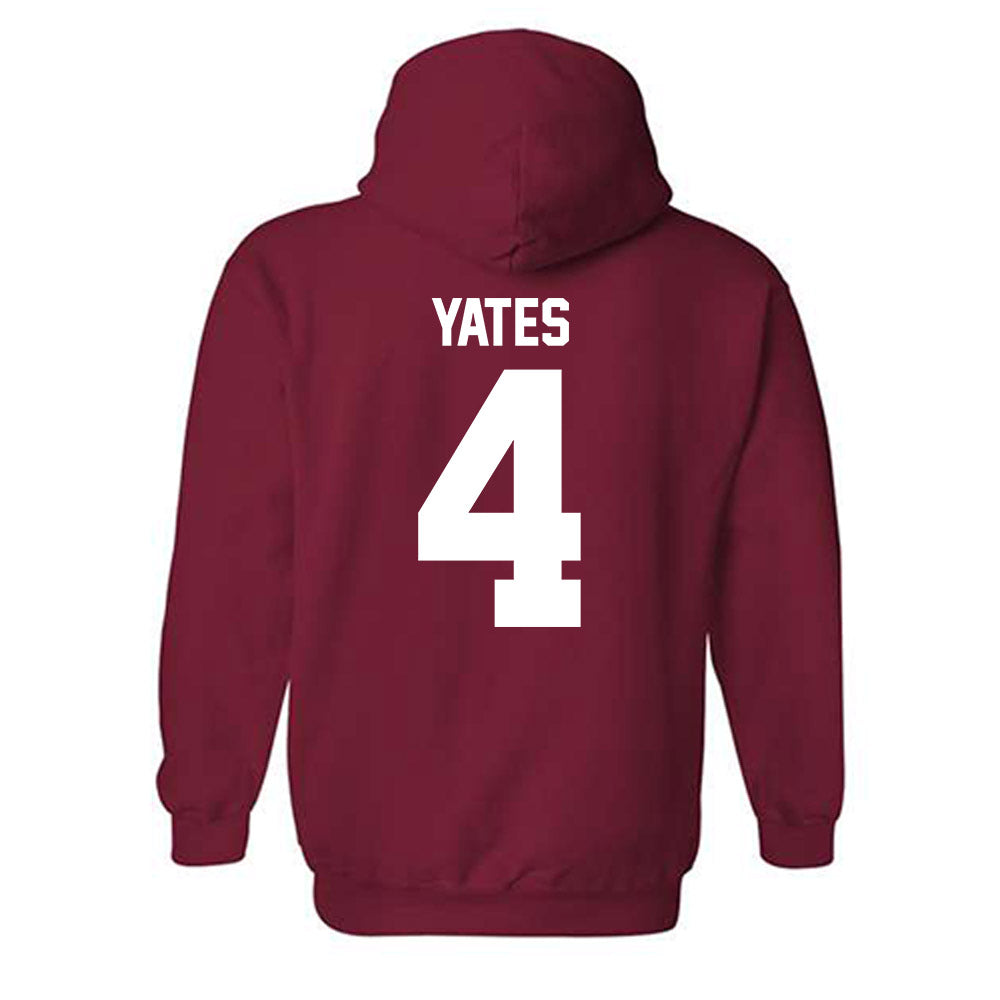 Ball State - NCAA Football : Willizhuan Yates - Classic Shersey Hooded Sweatshirt-1