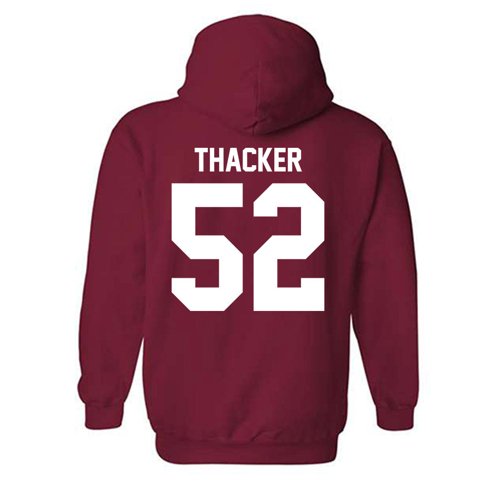 Ball State - NCAA Football : Michael Thacker - Hooded Sweatshirt-1