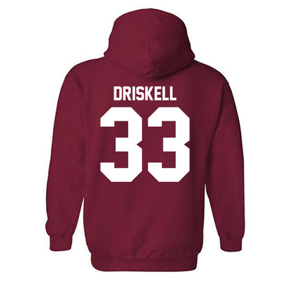 Ball State - NCAA Baseball : Eli Driskell - Classic Shersey Hooded Sweatshirt-1