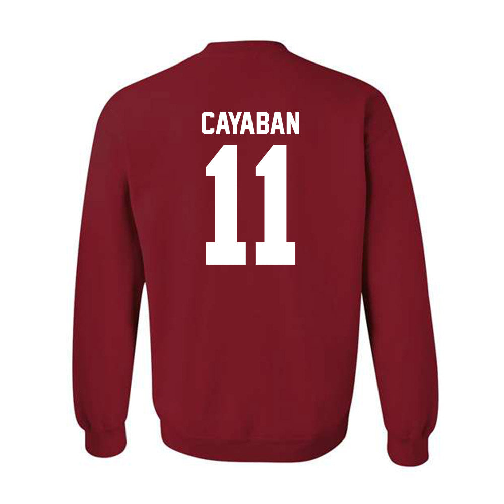 Ball State - NCAA Men's Volleyball : Dante Cayaban - Classic Shersey Crewneck Sweatshirt-1