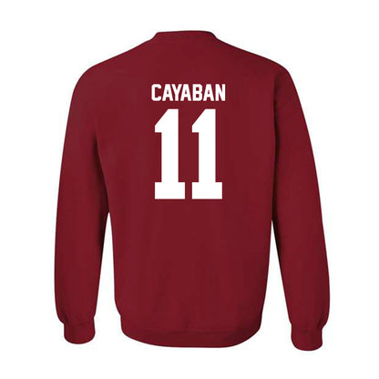 Ball State - NCAA Men's Volleyball : Dante Cayaban - Classic Shersey Crewneck Sweatshirt-1