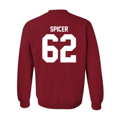 Ball State - NCAA Football : Sam Spicer - Classic Shersey Crewneck Sweatshirt-1