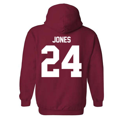 Ball State - NCAA Men's Basketball : Mason Jones - Hooded Sweatshirt-1
