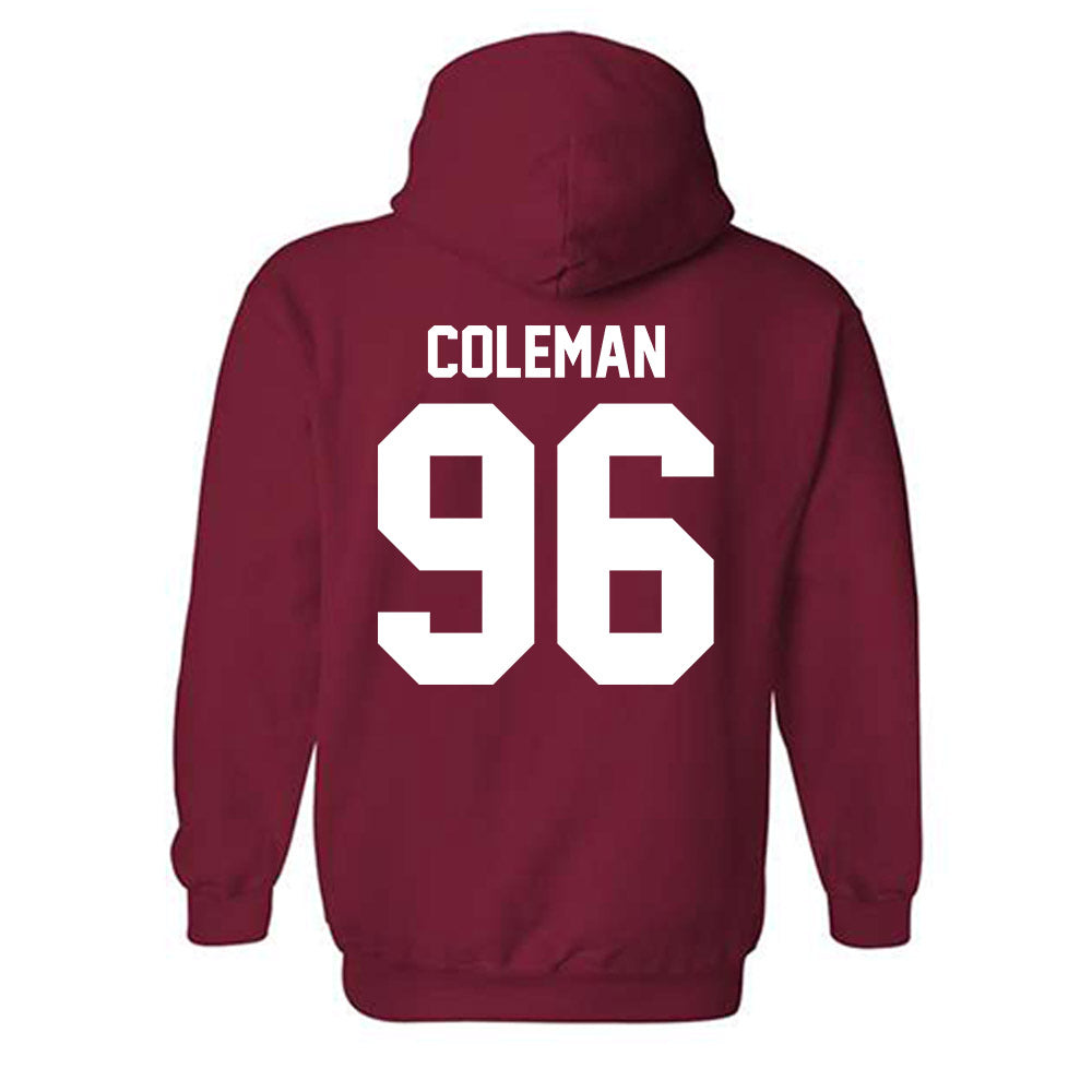 Ball State - NCAA Football : Joshua Coleman - Classic Shersey Hooded Sweatshirt-1