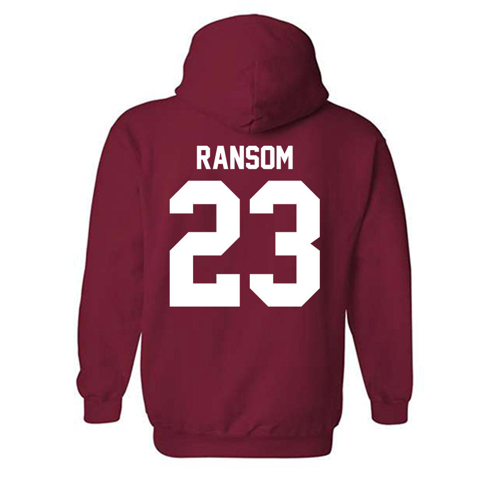 Ball State - NCAA Women's Basketball : Zuri Ransom - Hooded Sweatshirt-1