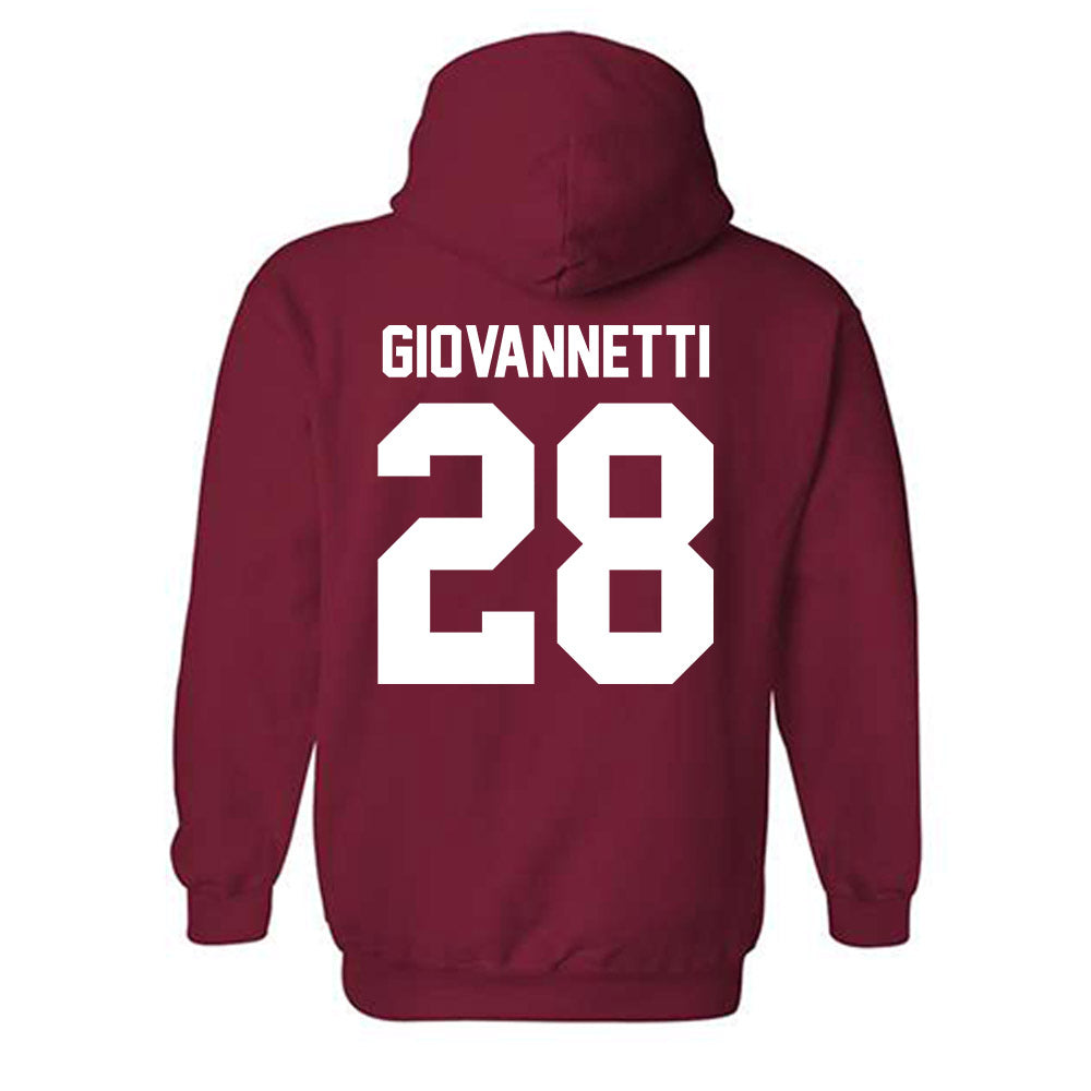 Ball State - NCAA Baseball : Ben Giovannetti - Classic Shersey Hooded Sweatshirt-1