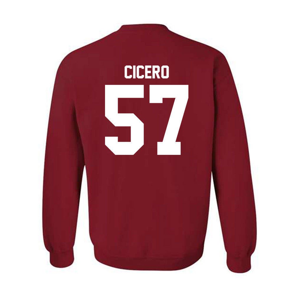 Ball State - NCAA Football : Nolan Cicero - Classic Shersey Crewneck Sweatshirt-1