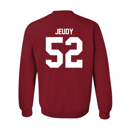 Ball State - NCAA Football : Jacob Jeudy - Classic Shersey Crewneck Sweatshirt-1
