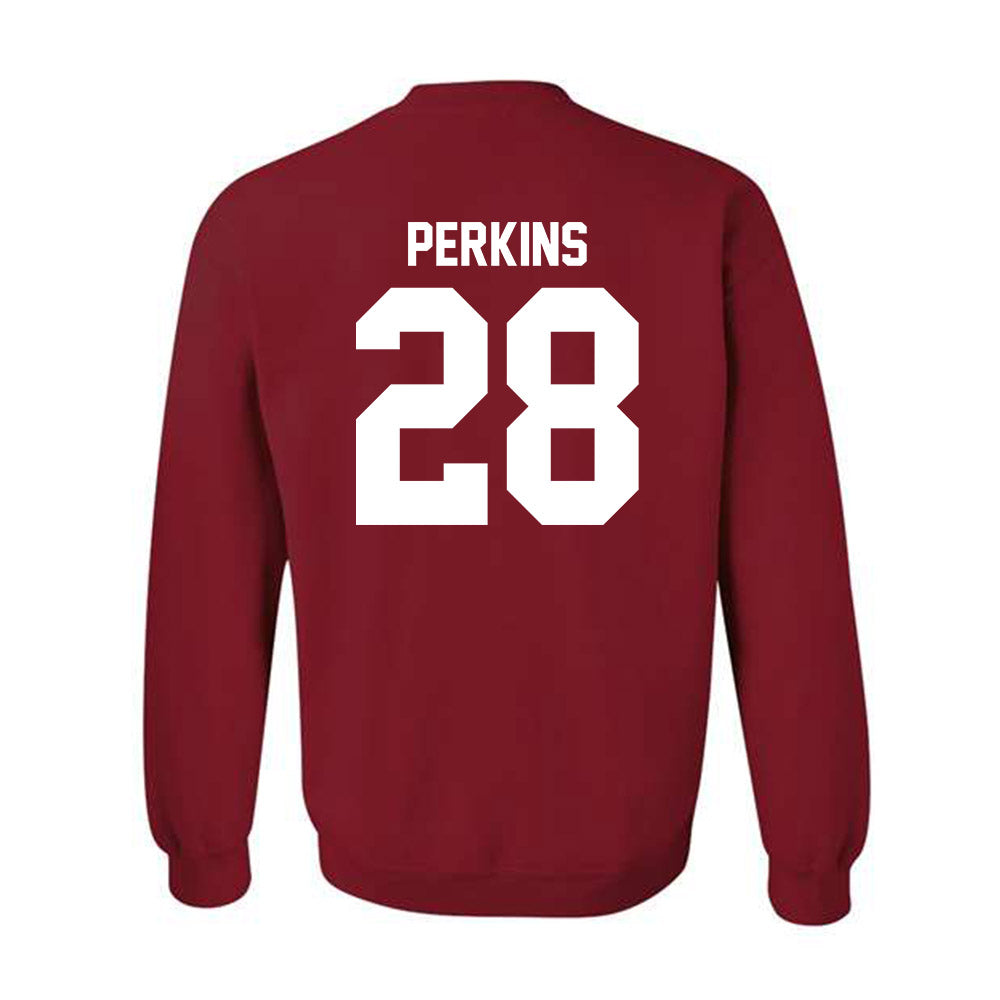 Ball State - NCAA Football : Stone Perkins - Classic Shersey Crewneck Sweatshirt-1