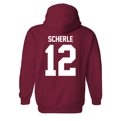 Ball State - NCAA Football : Alex Scherle - Classic Shersey Hooded Sweatshirt-1