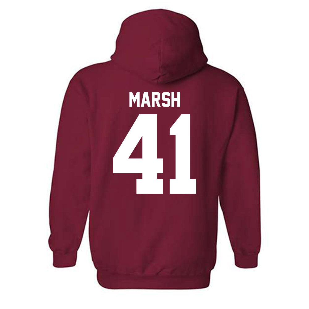 Ball State - NCAA Football : Ben Marsh - Hooded Sweatshirt-1