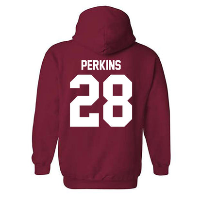 Ball State - NCAA Football : Stone Perkins - Classic Shersey Hooded Sweatshirt-1