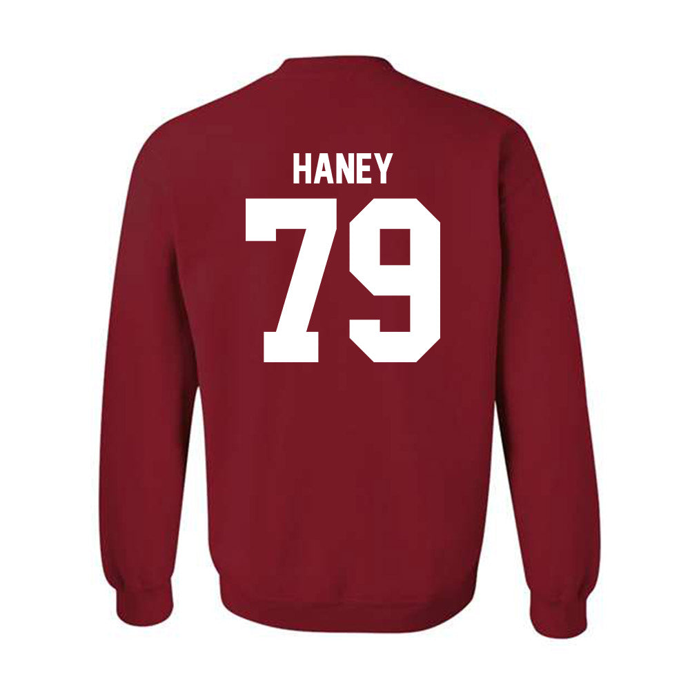 Ball State - NCAA Football : Zion Haney - Classic Shersey Crewneck Sweatshirt-1