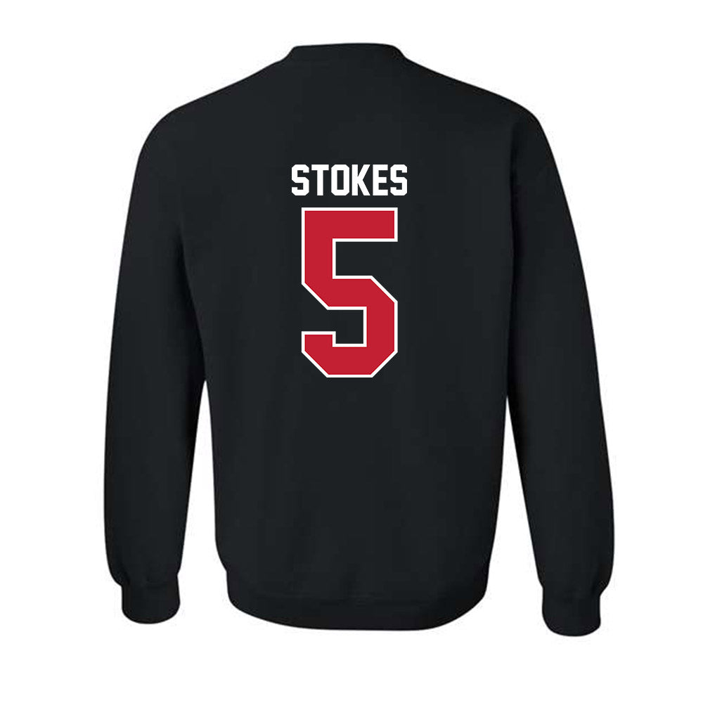 Ball State - NCAA Baseball : Taber Stokes - Crewneck Sweatshirt-1