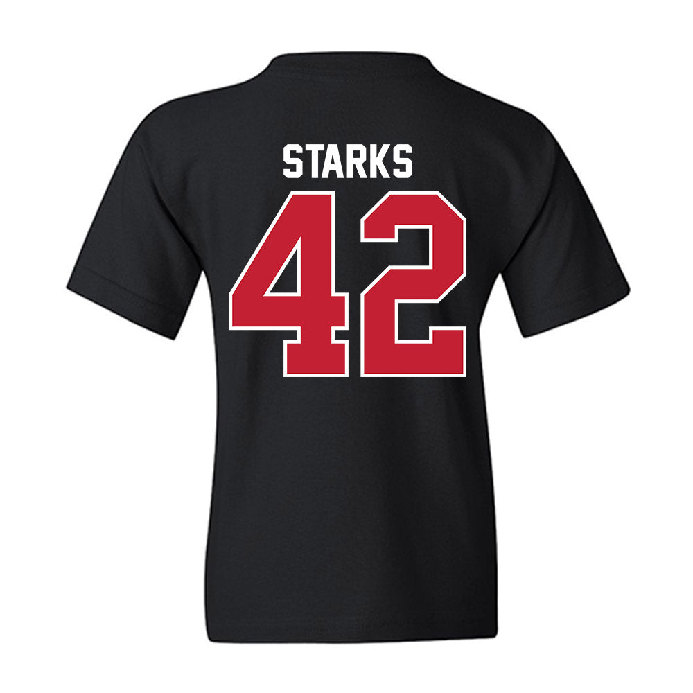 Ball State - NCAA Football : Layton Starks - Youth T-Shirt-1