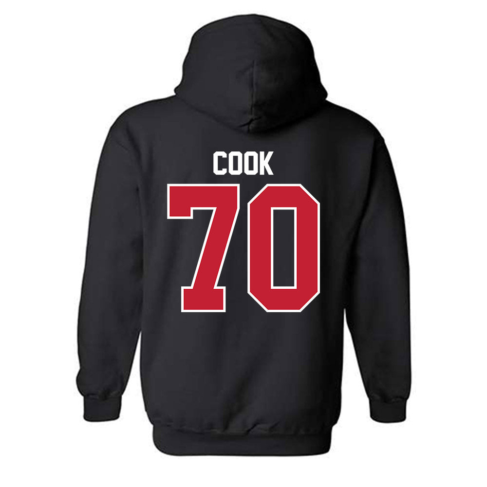 Ball State - NCAA Football : Tristan Cook - Hooded Sweatshirt-1