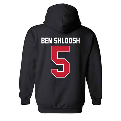 Ball State - NCAA Men's Volleyball : Adir Ben Shloosh - Classic Shersey Hooded Sweatshirt-1